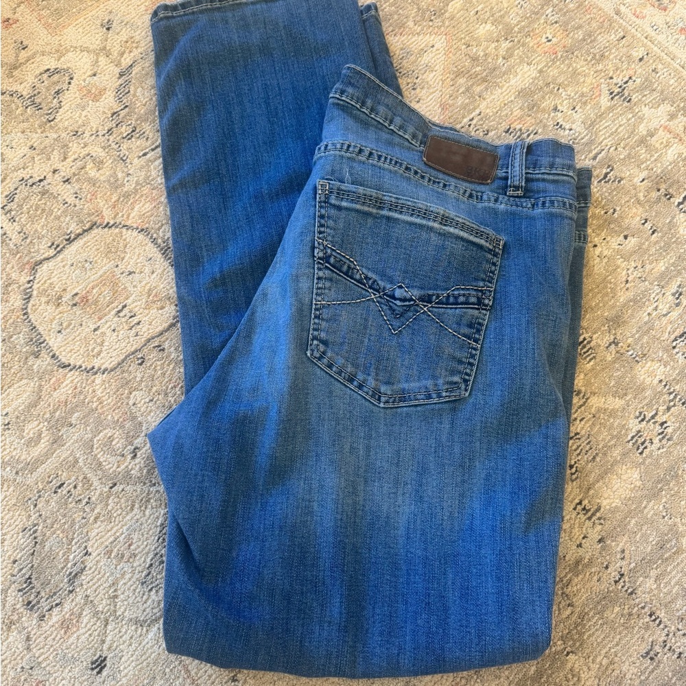BKE Men's Relaxed Fit Denim Jeans